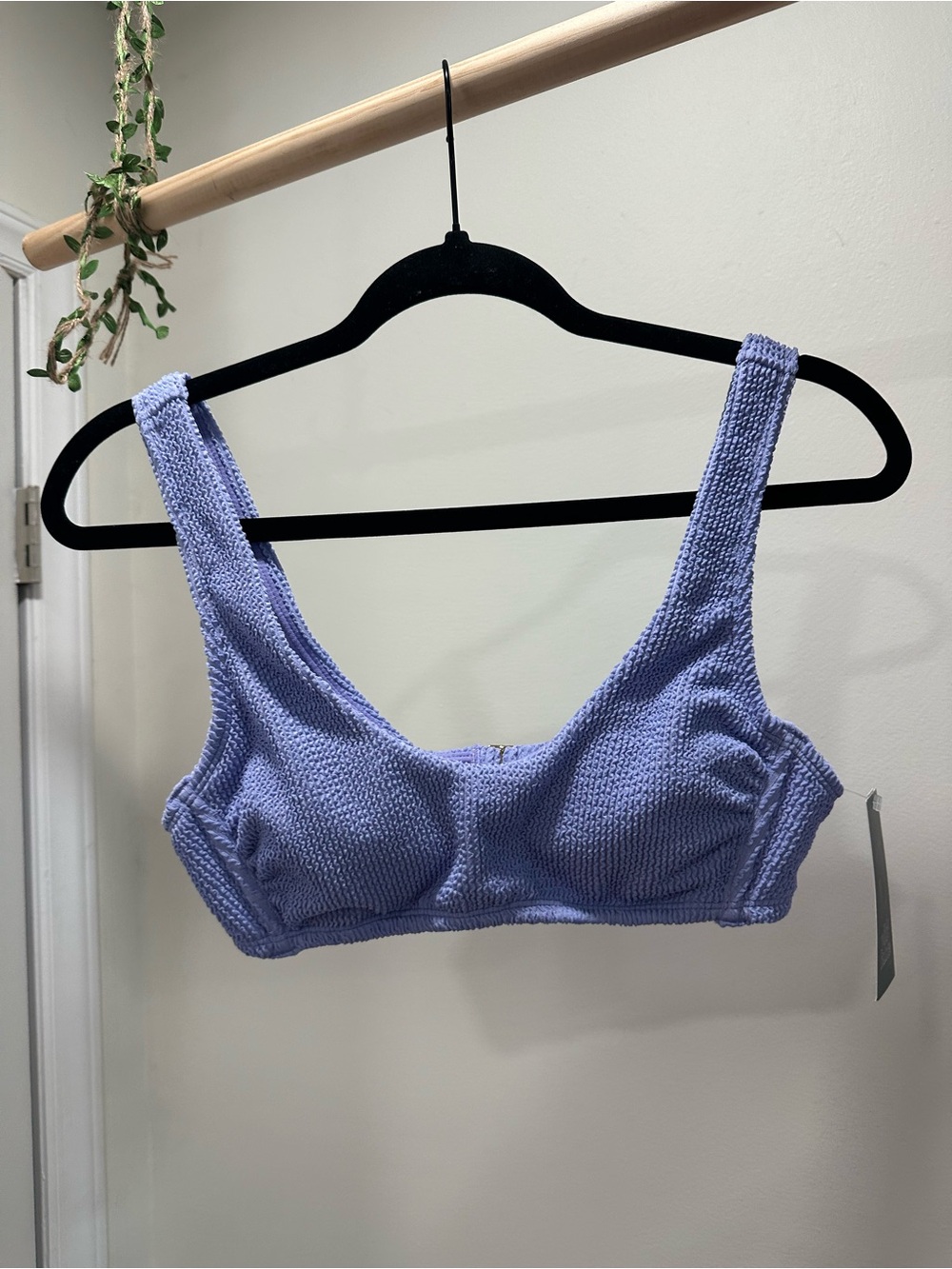 wild fable Lavender Textured Bikini Top